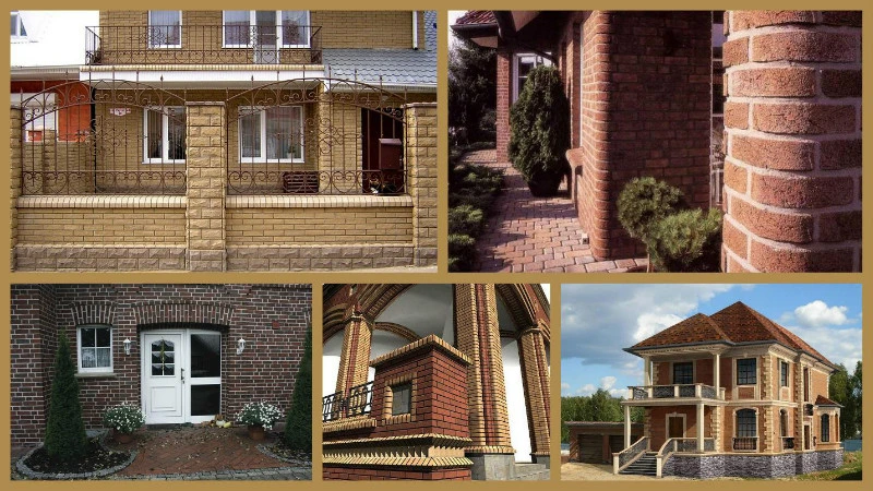 Использования облицовочного кирпича для оформления фасада зданий