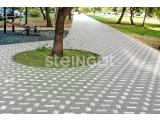 Тротуарная плитка Steingot Зигзаг Серый 60 мм