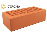 Облицовочный кирпич полуторный утолщенный 1,4 НФ Красный гладкий, Строма