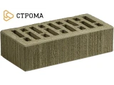 Облицовочный кирпич одинарный 1НФ Грифель бархат, Строма